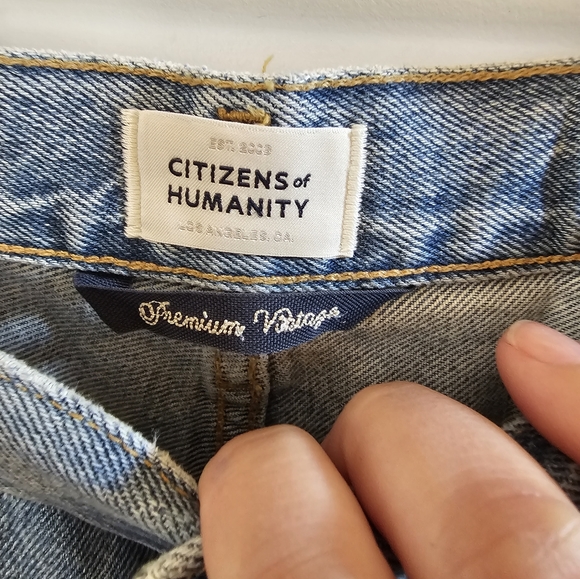NWT Citizens of humanity emery crop relaxed straight size 31 - Picture 6 of 6